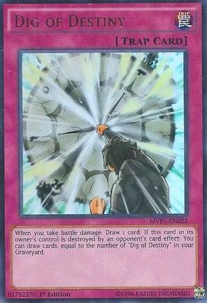 Dig of Destiny (MVP1-EN022) - The Dark Side of Dimensions Movie Pack Unlimited The Dark Side of Dimensions Movie Pack Yugioh Single Squirtle Squad Card Shop.