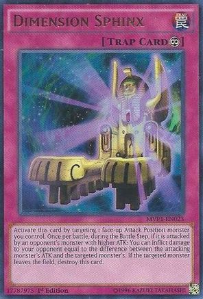 Dimension Sphinx (MVP1-EN023) - The Dark Side of Dimensions Movie Pack 1st Edition The Dark Side of Dimensions Movie Pack Yugioh Single Squirtle Squad Card Shop.