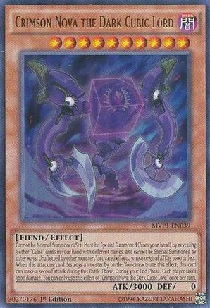 Crimson Nova the Dark Cubic Lord (MVP1-EN039) - The Dark Side of Dimensions Movie Pack Unlimited The Dark Side of Dimensions Movie Pack Yugioh Single Squirtle Squad Card Shop.