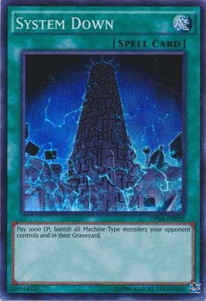 System Down (OP02-EN009) - OTS Tournament Pack 2 Unlimited OTS Tournament Pack 2 Yugioh Single Squirtle Squad Card Shop.