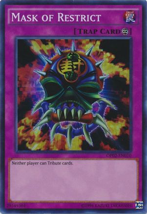 Mask of Restrict (OP02-EN010) - OTS Tournament Pack 2 Unlimited OTS Tournament Pack 2 Yugioh Single Squirtle Squad Card Shop.