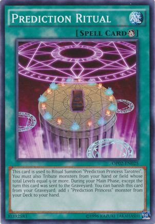 Prediction Ritual (OP02-EN025) - OTS Tournament Pack 2 Unlimited OTS Tournament Pack 2 Yugioh Single Squirtle Squad Card Shop.