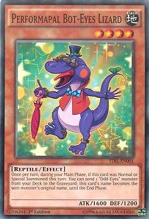 Performapal Bot-Eyes Lizard (TDIL-EN001) - The Dark Illusion 1st Edition The Dark Illusion Yugioh Single Squirtle Squad Card Shop.