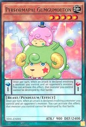 Performapal Gumgumouton (TDIL-EN005) - The Dark Illusion 1st Edition The Dark Illusion Yugioh Single Squirtle Squad Card Shop.
