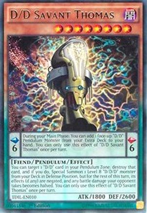 D/D Savant Thomas (TDIL-EN010) - The Dark Illusion Unlimited The Dark Illusion Yugioh Single Squirtle Squad Card Shop.