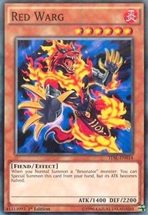Red Warg (TDIL-EN014) - The Dark Illusion Unlimited The Dark Illusion Yugioh Single Squirtle Squad Card Shop.