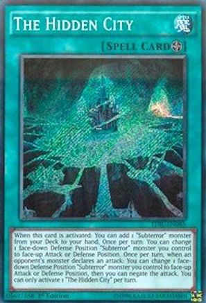 The Hidden City (TDIL-EN085) - The Dark Illusion 1st Edition The Dark Illusion Yugioh Single Squirtle Squad Card Shop.