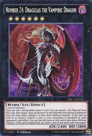 Number 24: Dragulas the Vampiric Dragon (DRL3-EN022) - Dragons of Legend: Unleashed 1st Edition Dragons of Legend: Unleashed Yugioh Single Squirtle Squad Card Shop.