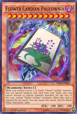 Flower Cardian Paulownia (DRL3-EN034) - Dragons of Legend: Unleashed 1st Edition Dragons of Legend: Unleashed Yugioh Single Squirtle Squad Card Shop.