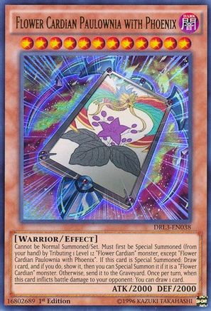 Flower Cardian Paulownia with Phoenix (DRL3-EN038) - Dragons of Legend: Unleashed 1st Edition Dragons of Legend: Unleashed Yugioh Single Squirtle Squad Card Shop.
