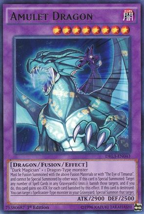 Amulet Dragon (DRL3-EN043) - Dragons of Legend: Unleashed 1st Edition Dragons of Legend: Unleashed Yugioh Single Squirtle Squad Card Shop.