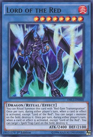 Lord of the Red (DRL3-EN068) - Dragons of Legend: Unleashed 1st Edition Dragons of Legend: Unleashed Yugioh Single Squirtle Squad Card Shop.