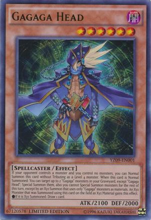 Gagaga Head (YZ09-EN001) - Yu-Gi-Oh! ZEXAL Manga Promotional Cards Limited Yu-Gi-Oh! ZEXAL Manga Promotional Cards Yugioh Single Squirtle Squad Card Shop.