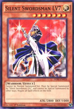 Silent Swordsman LV7 (DPRP-EN018) - Duelist Pack: Rivals of the Pharaoh 1st Edition Duelist Pack: Rivals of the Pharaoh Yugioh Single Squirtle Squad Card Shop.