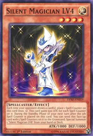 Silent Magician LV4 (DPRP-EN019) - Duelist Pack: Rivals of the Pharaoh 1st Edition Duelist Pack: Rivals of the Pharaoh Yugioh Single Squirtle Squad Card Shop.