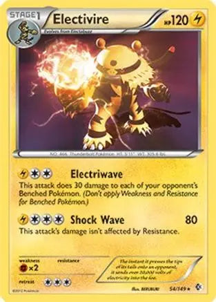 Electivire - 54/149 (BW Boundaries Crossed)/149 Deck Exclusives - Rare