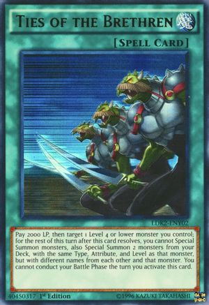 Ties of the Brethren (LDK2-ENY02) - Legendary Decks II Unlimited Legendary Decks II Yugioh Single Squirtle Squad Card Shop.