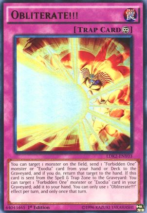 Obliterate!!! (LDK2-ENY03) - Legendary Decks II Unlimited Legendary Decks II Yugioh Single Squirtle Squad Card Shop.