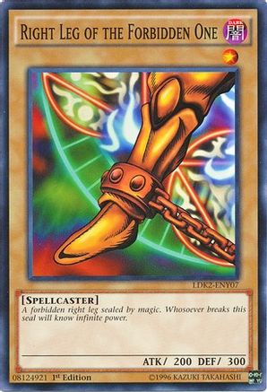 Right Leg of the Forbidden One (LDK2-ENY07) - Legendary Decks II Unlimited Legendary Decks II Yugioh Single Squirtle Squad Card Shop.