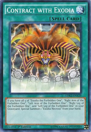 Contract with Exodia (LDK2-ENY29) - Legendary Decks II Unlimited Legendary Decks II Yugioh Single Squirtle Squad Card Shop.