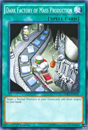 Dark Factory of Mass Production (LDK2-ENY31) - Legendary Decks II 1st Edition Legendary Decks II Yugioh Single Squirtle Squad Card Shop.