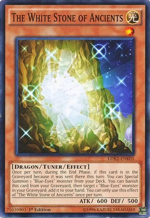 The White Stone of Ancients (LDK2-ENK05) - Legendary Decks II Unlimited Legendary Decks II Yugioh Single Squirtle Squad Card Shop.