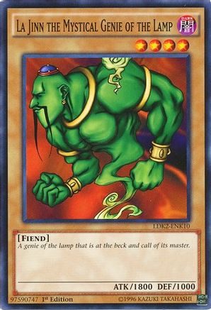 La Jinn the Mystical Genie of the Lamp (LDK2-ENK10) - Legendary Decks II Unlimited Legendary Decks II Yugioh Single Squirtle Squad Card Shop.