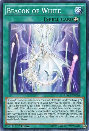 Beacon of White (LDK2-ENK20) - Legendary Decks II Unlimited Legendary Decks II Yugioh Single Squirtle Squad Card Shop.