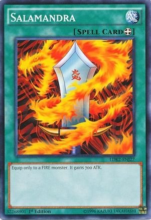 Salamandra (LDK2-ENJ27) - Legendary Decks II 1st Edition Legendary Decks II Yugioh Single Squirtle Squad Card Shop.