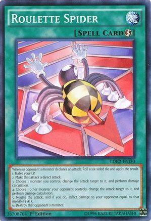 Roulette Spider (LDK2-ENJ30) - Legendary Decks II 1st Edition Legendary Decks II Yugioh Single Squirtle Squad Card Shop.