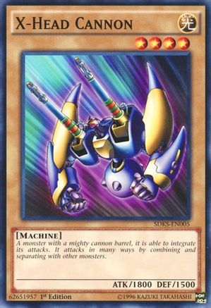 X-Head Cannon (SDKS-EN005) - Structure Deck: Seto Kaiba Unlimited Structure Deck: Seto Kaiba Yugioh Single Squirtle Squad Card Shop.