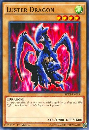 Luster Dragon (SDKS-EN019) - Structure Deck: Seto Kaiba Unlimited Structure Deck: Seto Kaiba Yugioh Single Squirtle Squad Card Shop.