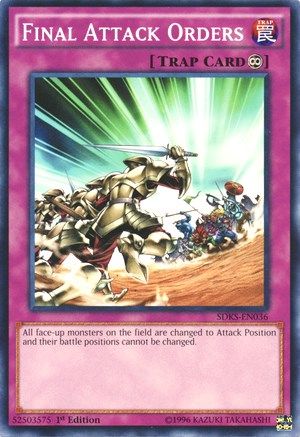 Final Attack Orders (SDKS-EN036) - Structure Deck: Seto Kaiba Unlimited Structure Deck: Seto Kaiba Yugioh Single Squirtle Squad Card Shop.