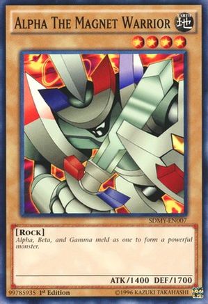 Alpha The Magnet Warrior (SDMY-EN007) - Structure Deck: Yugi Muto 1st Edition Structure Deck: Yugi Muto Yugioh Single Squirtle Squad Card Shop.