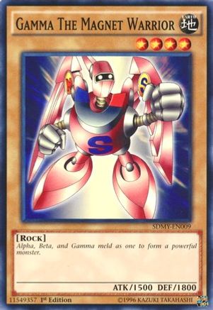 Gamma The Magnet Warrior (SDMY-EN009) - Structure Deck: Yugi Muto 1st Edition Structure Deck: Yugi Muto Yugioh Single Squirtle Squad Card Shop.