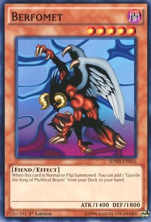 Berfomet (SDMY-EN016) - Structure Deck: Yugi Muto 1st Edition Structure Deck: Yugi Muto Yugioh Single Squirtle Squad Card Shop.