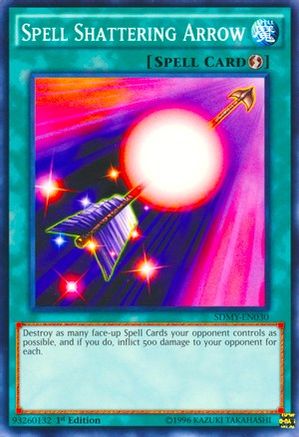 Spell Shattering Arrow (SDMY-EN030) - Structure Deck: Yugi Muto 1st Edition Structure Deck: Yugi Muto Yugioh Single Squirtle Squad Card Shop.