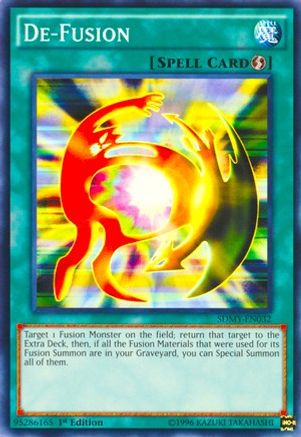 De-Fusion (SDMY-EN032) - Structure Deck: Yugi Muto 1st Edition Structure Deck: Yugi Muto Yugioh Single Squirtle Squad Card Shop.