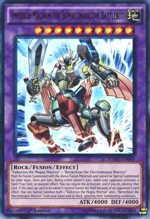 Imperion Magnum the Superconductive Battlebot (SDMY-EN041) - Structure Deck: Yugi Muto 1st Edition Structure Deck: Yugi Muto Yugioh Single Squirtle Squad Card Shop.