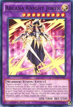 Arcana Knight Joker (SDMY-EN042) - Structure Deck: Yugi Muto 1st Edition Structure Deck: Yugi Muto Yugioh Single Squirtle Squad Card Shop.