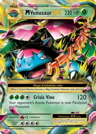 M Venusaur EX 002/108 – XY Evolutions – Ultra Rare Pokémon Card