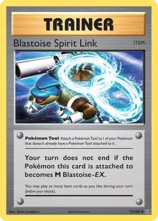 Blastoise Spirit Link 073 - Reverse Holofoil XY Evolutions - Uncommon XY - Evolutions Pokemon Single Squirtle Squad Card Shop.
