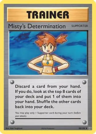 Misty's Determination 080 XY Evolutions - Uncommon