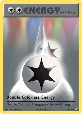 Double Colorless Energy 090 - Reverse Holofoil XY Evolutions - Uncommon XY - Evolutions Pokemon Single Squirtle Squad Card Shop.