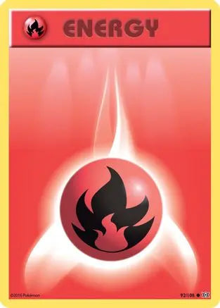 Fire Energy 092 - Reverse Holofoil XY Evolutions - Common XY - Evolutions Pokemon Single Squirtle Squad Card Shop.