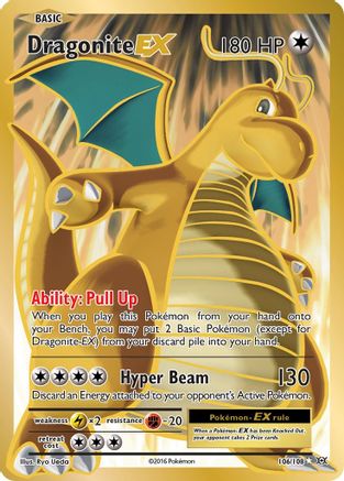 XY - Evolutions - Dragonite EX 106