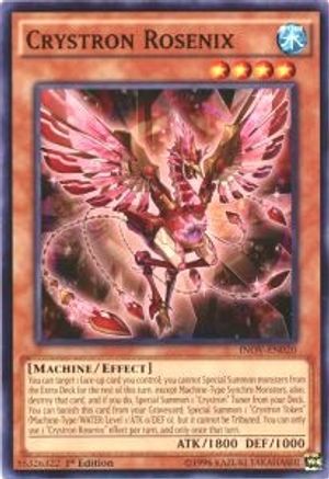 Crystron Rosenix (INOV-EN020) - Invasion: Vengeance Unlimited Invasion: Vengeance Yugioh Single Squirtle Squad Card Shop.