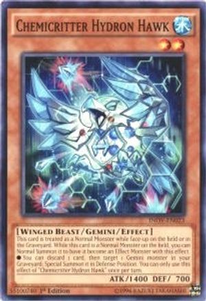 Chemicritter Hydron Hawk (INOV-EN023) - Invasion: Vengeance 1st Edition Invasion: Vengeance Yugioh Single Squirtle Squad Card Shop.