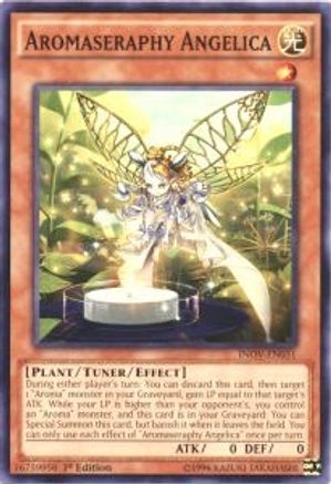Aromaseraphy Angelica (INOV-EN031) - Invasion: Vengeance Unlimited Invasion: Vengeance Yugioh Single Squirtle Squad Card Shop.