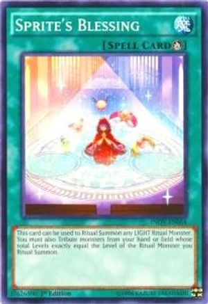 Sprite's Blessing (INOV-EN064) - Invasion: Vengeance 1st Edition Invasion: Vengeance Yugioh Single Squirtle Squad Card Shop.